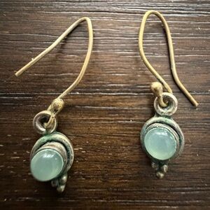 Blue Dangle Vintage Earrings
